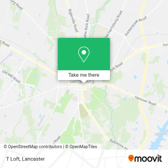 T Loft map