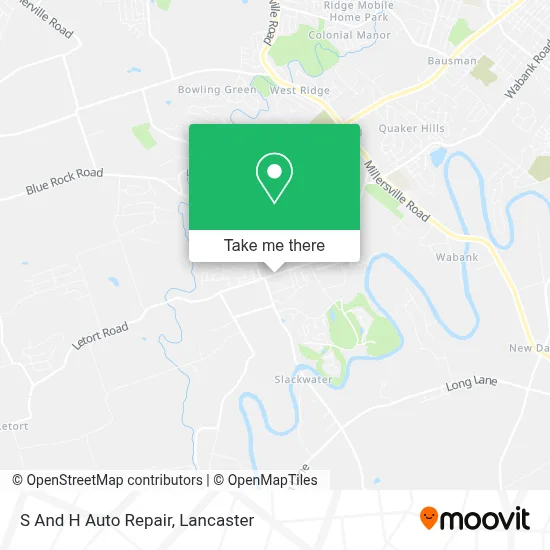 S And H Auto Repair map
