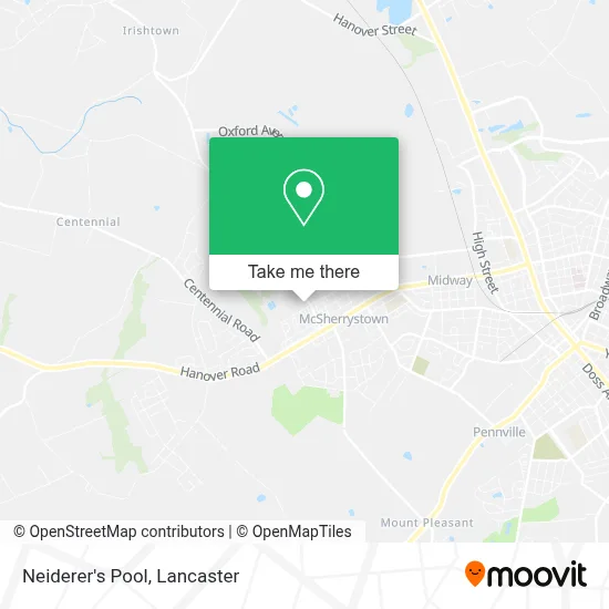 Neiderer's Pool map
