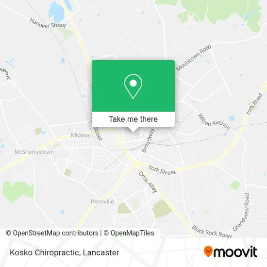 Kosko Chiropractic map