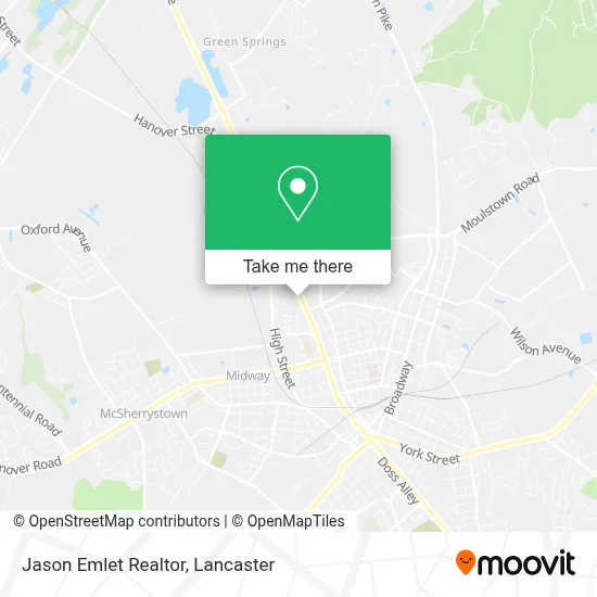Jason Emlet Realtor map