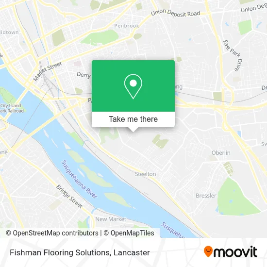 Fishman Flooring Solutions map