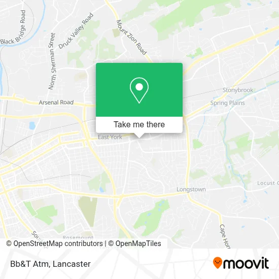 Bb&T Atm map