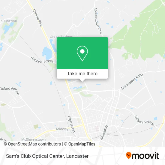 Sam's Club Optical Center map