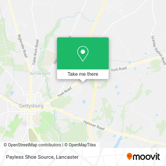 Payless Shoe Source map