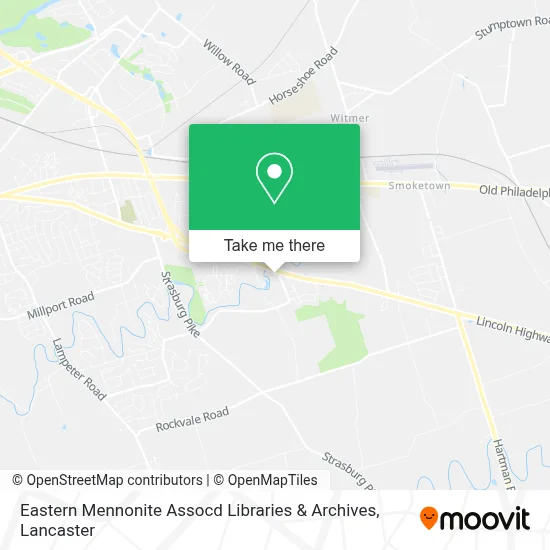 Eastern Mennonite Assocd Libraries & Archives map