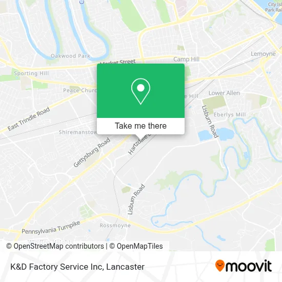 K&D Factory Service Inc map