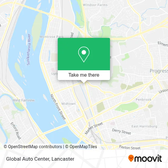 Global Auto Center map