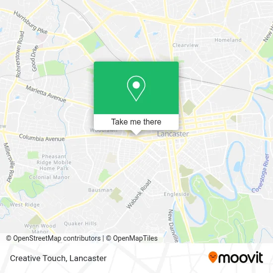 Creative Touch map