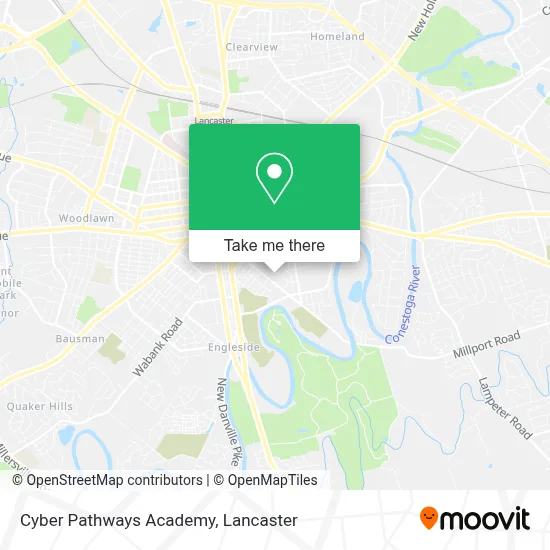 Cyber Pathways Academy map