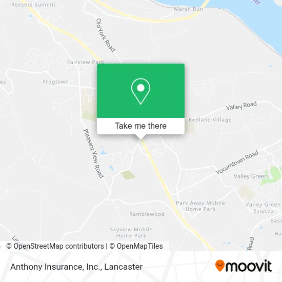 Anthony Insurance, Inc. map