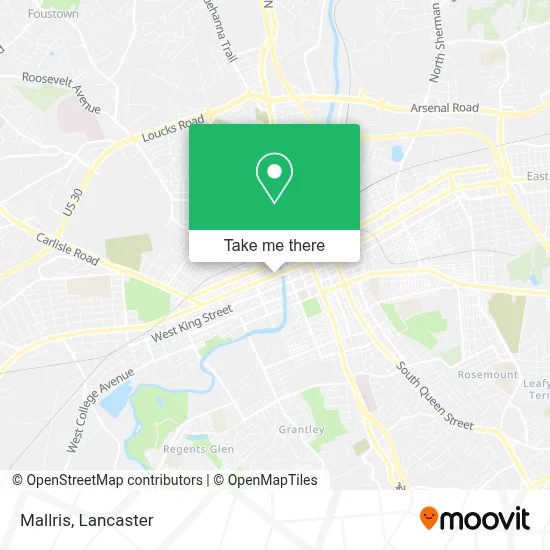 Mallris map