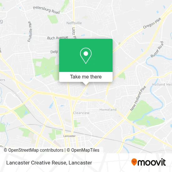 Lancaster Creative Reuse map