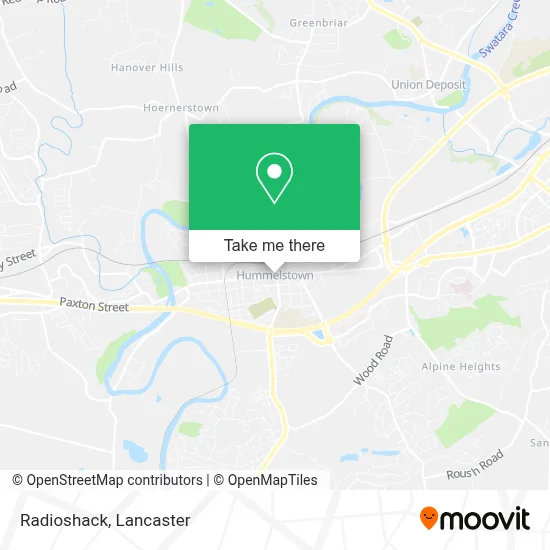 Radioshack map
