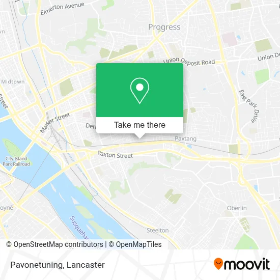 Pavonetuning map