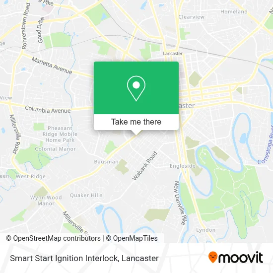 Smart Start Ignition Interlock map