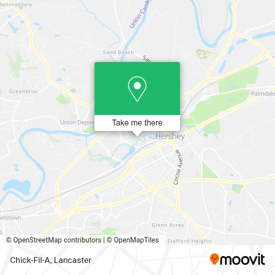 Chick-Fil-A map