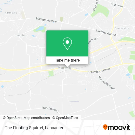 The Floating Squirrel map