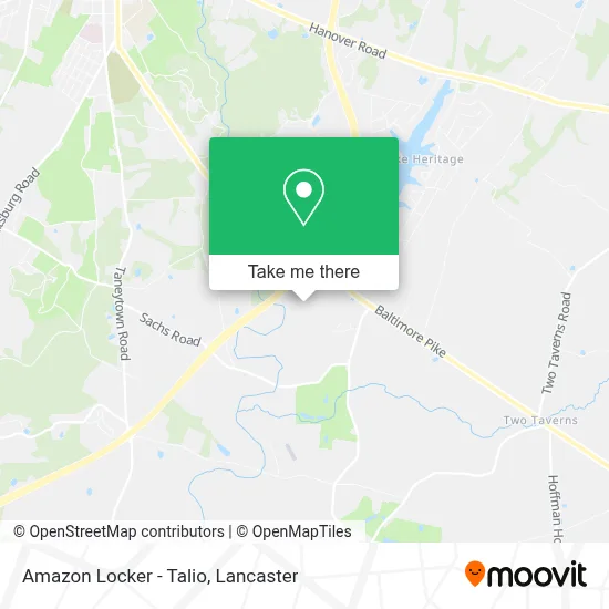 Amazon Locker - Talio map
