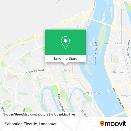Sebastian Electric map
