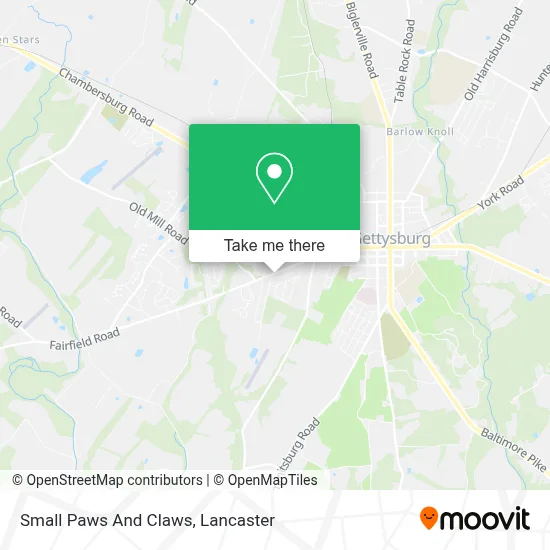 Small Paws And Claws map