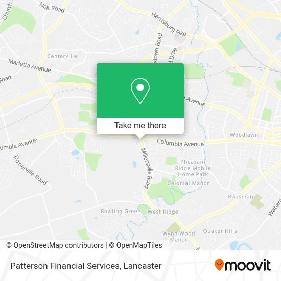 Patterson Financial Services map