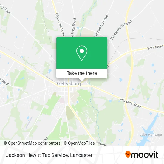 Jackson Hewitt Tax Service map
