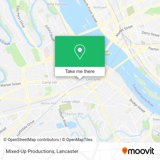 Mixed-Up Productions map