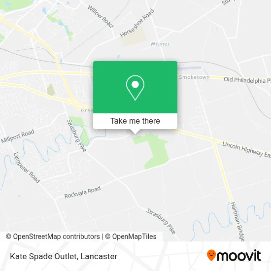 Kate Spade Outlet map