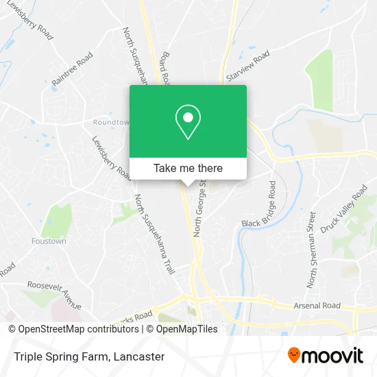 Triple Spring Farm map