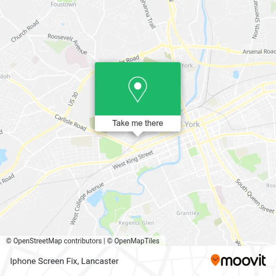 Iphone Screen Fix map