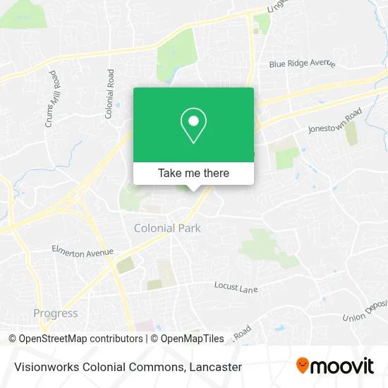Visionworks Colonial Commons map