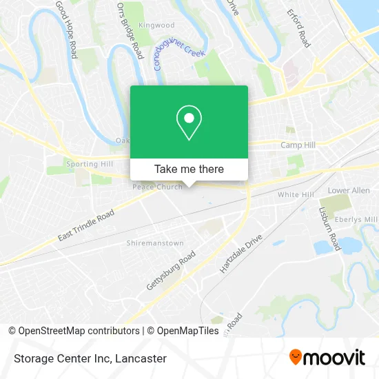 Storage Center Inc map