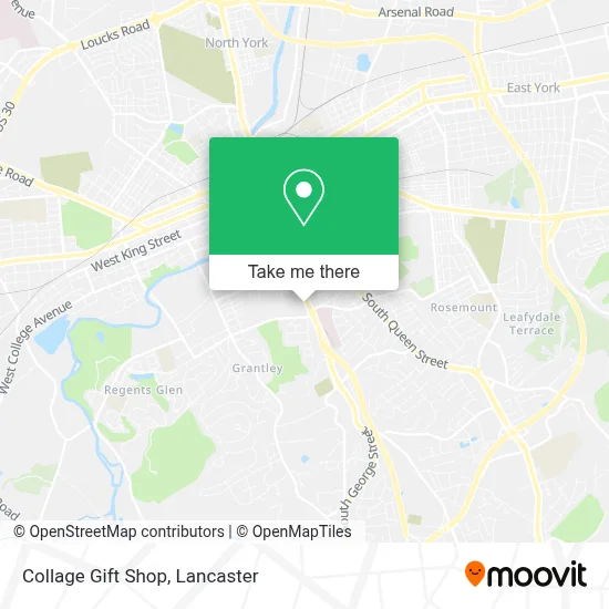 Collage Gift Shop map