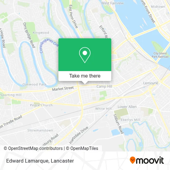 Edward Lamarque map