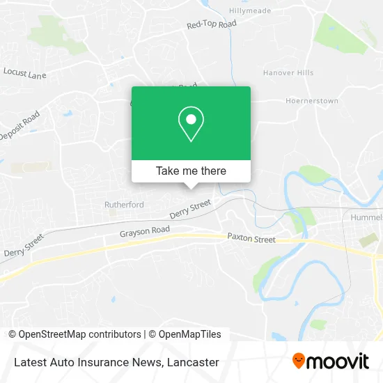 Latest Auto Insurance News map