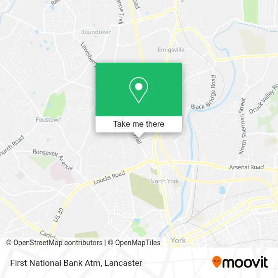First National Bank Atm map