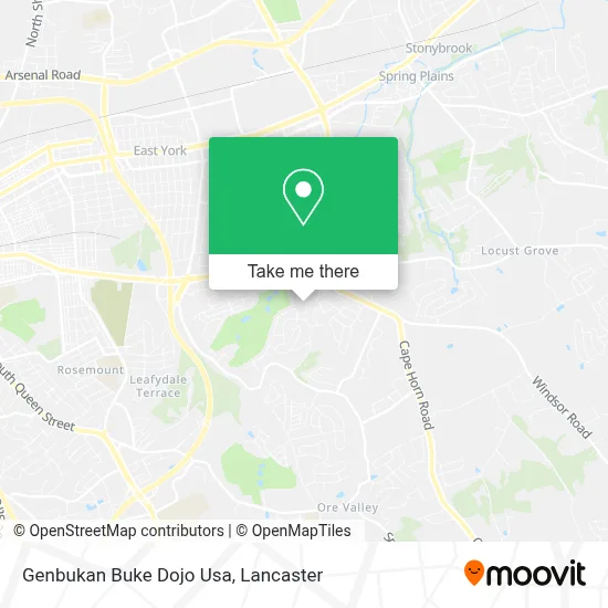 Genbukan Buke Dojo Usa map