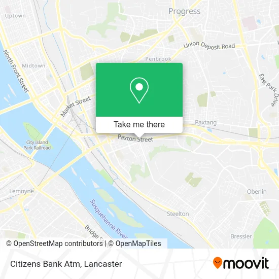 Citizens Bank Atm map