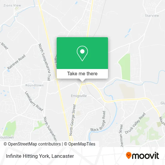 Infinite Hitting York map