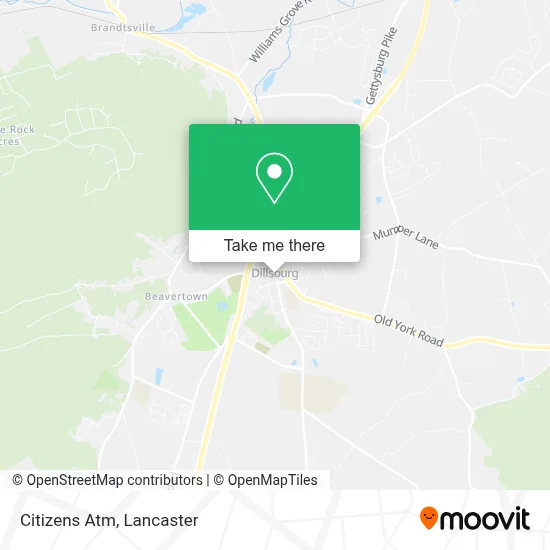 Citizens Atm map