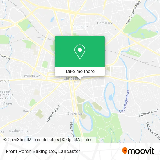 Front Porch Baking Co. map