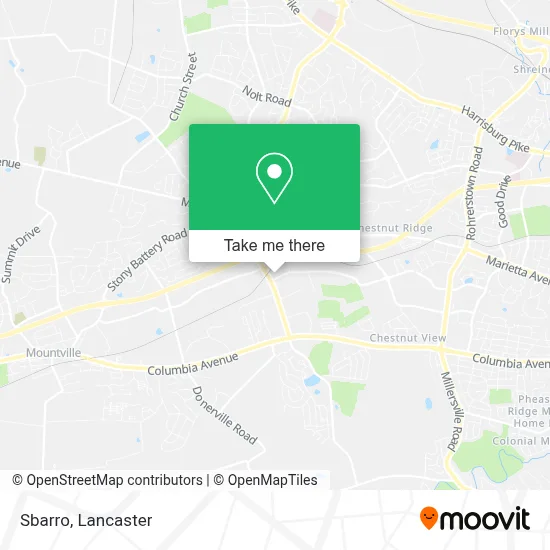 Sbarro map