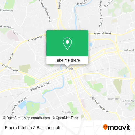 Bloom Kitchen & Bar map