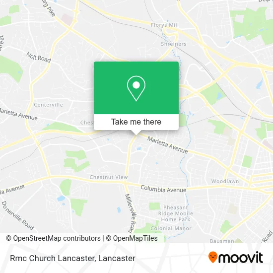 Rmc Church Lancaster map