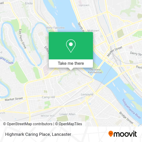 Highmark Caring Place map