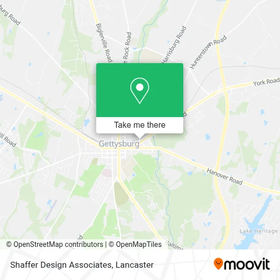 Shaffer Design Associates map