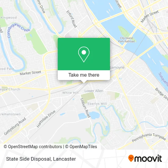 State Side Disposal map
