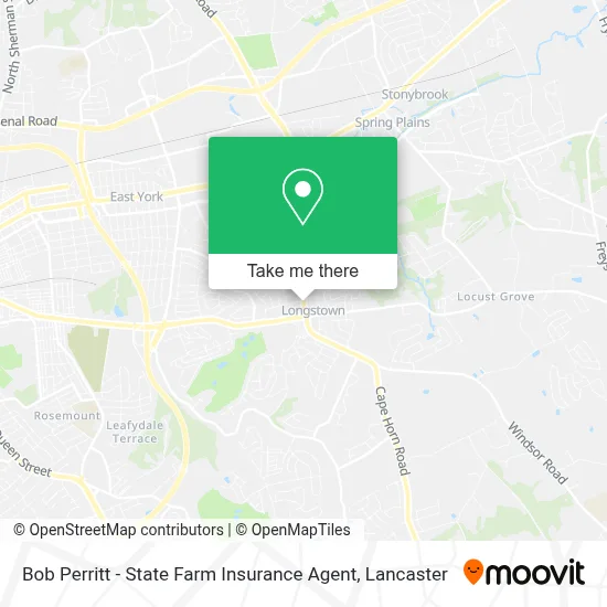 Bob Perritt - State Farm Insurance Agent map