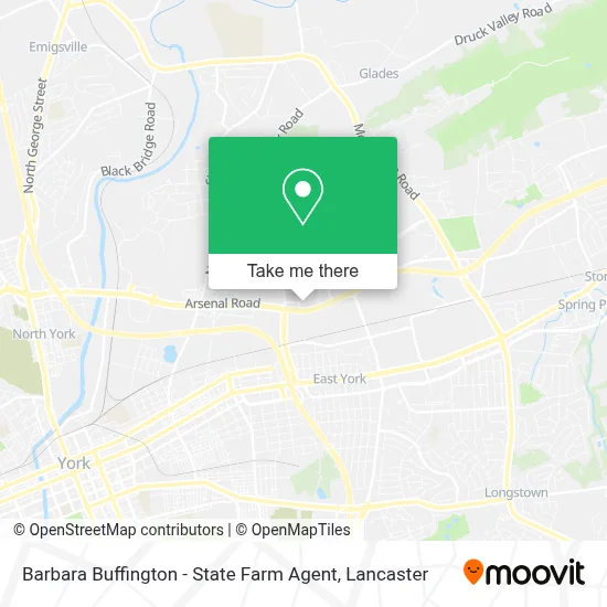 Barbara Buffington - State Farm Agent map